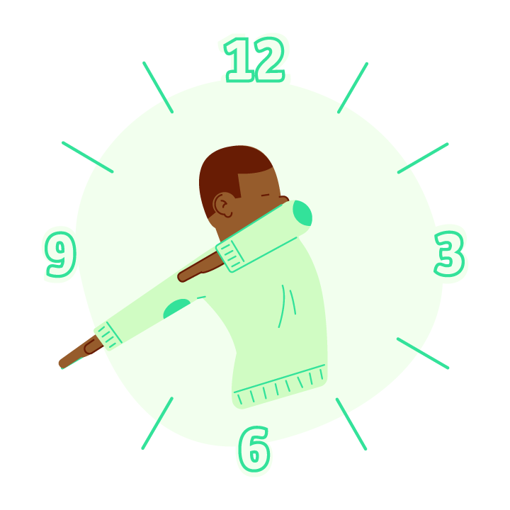 Dab O'Clock messages sticker-7