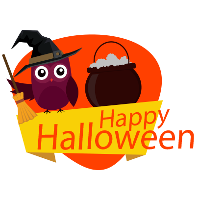 Sticker Halloween banner messages sticker-9