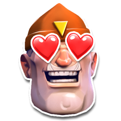 Warhands・Royale PvP clash deck messages sticker-2