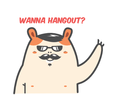 Cartoon Hamster Sticker Pack messages sticker-5