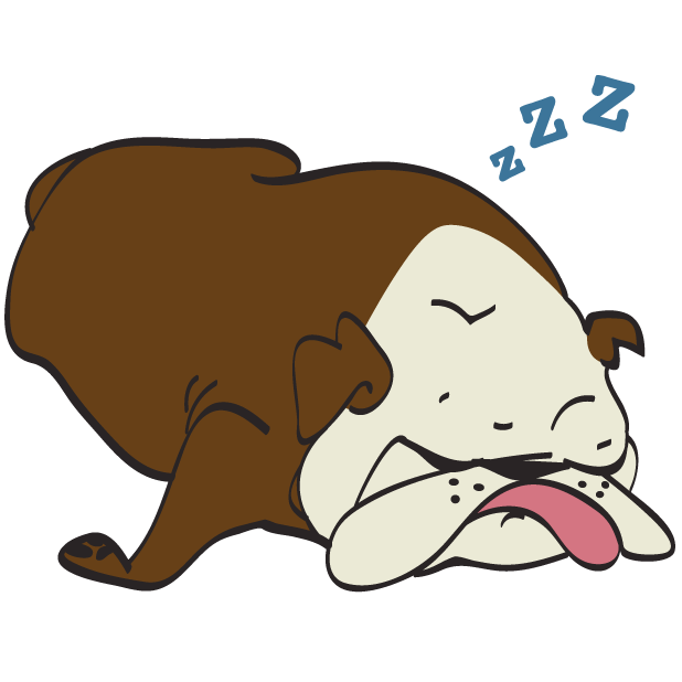 Austen the Bulldog messages sticker-11
