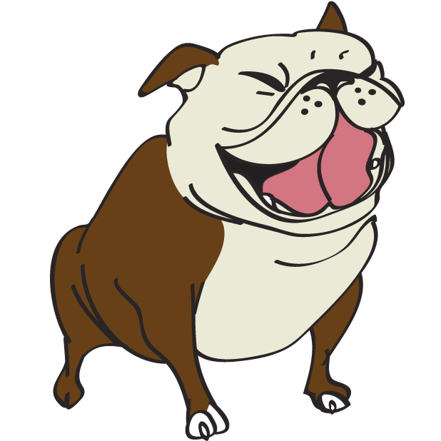Austen the Bulldog messages sticker-0