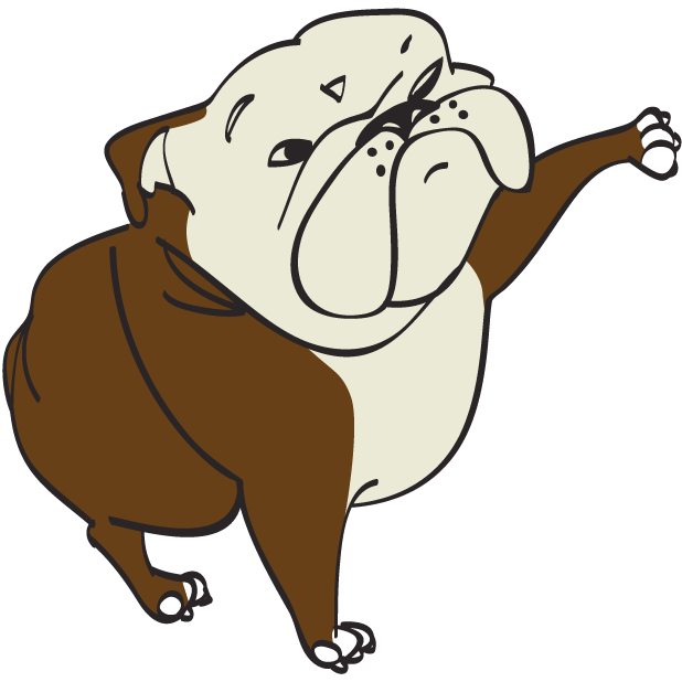 Austen the Bulldog messages sticker-1