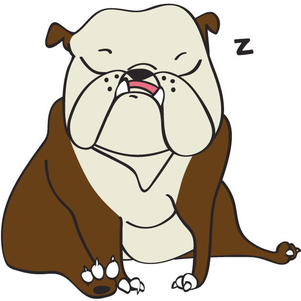 Austen the Bulldog messages sticker-9