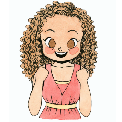 CurlyGirlMoji messages sticker-5