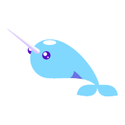 Narwhal Life messages sticker-1