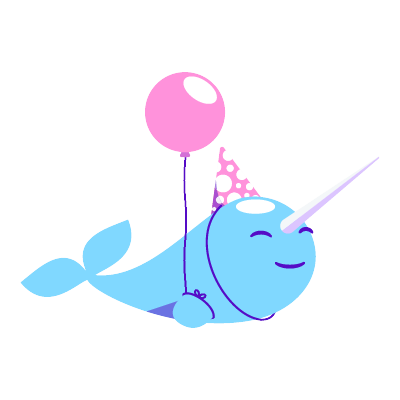 Narwhal Life messages sticker-10