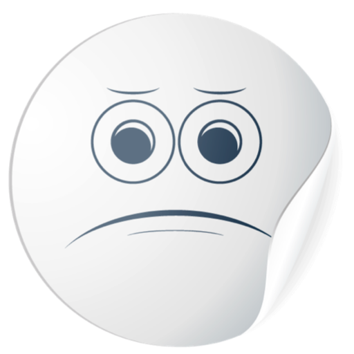 Cute White Smiles for messages messages sticker-1