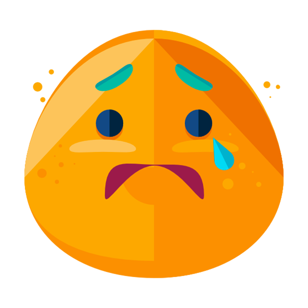Flat Emoji Stickers Pack messages sticker-4