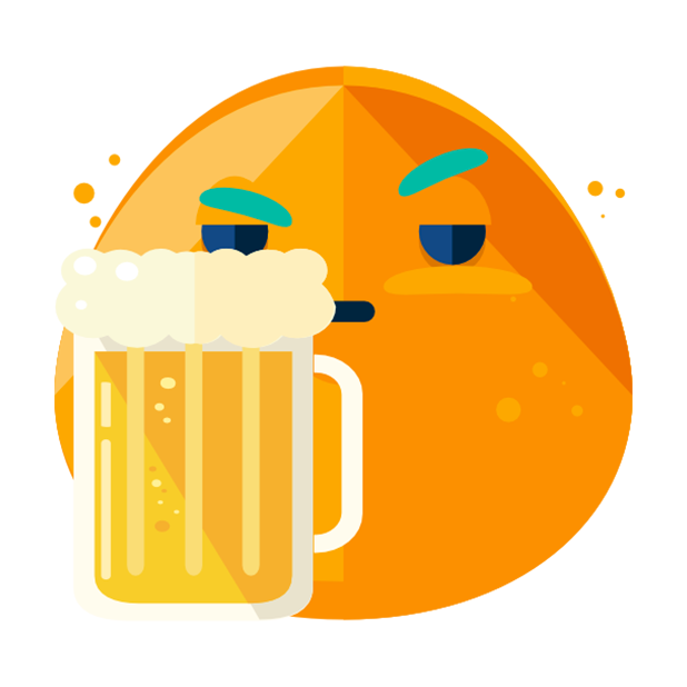 Flat Emoji Stickers Pack messages sticker-8