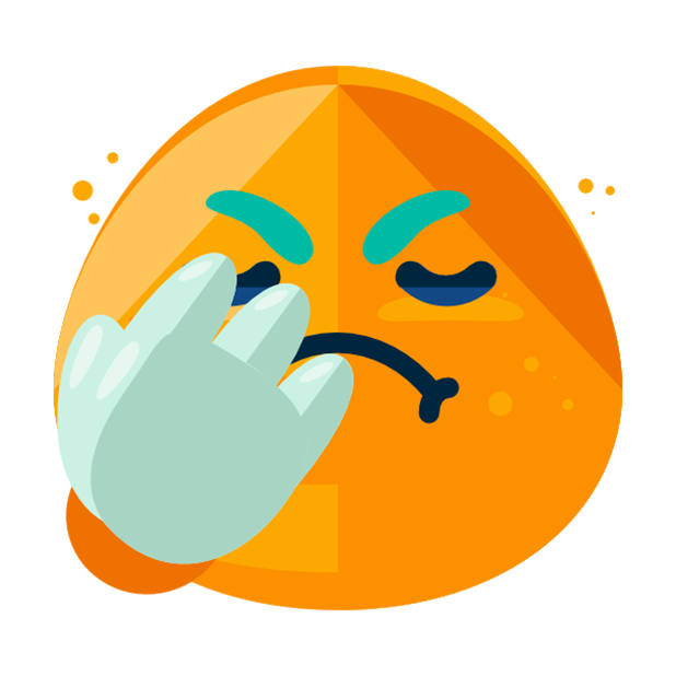 Flat Emoji Stickers Pack messages sticker-2