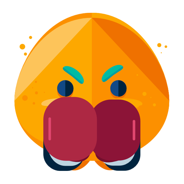 Flat Emoji Stickers Pack messages sticker-11