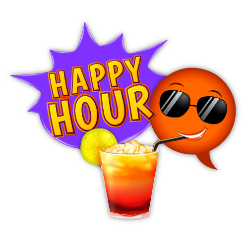 Bubblelingo Happy Hour messages sticker-10