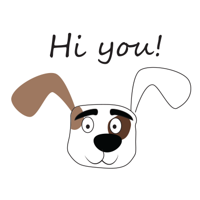 Puppy face emojis messages sticker-0