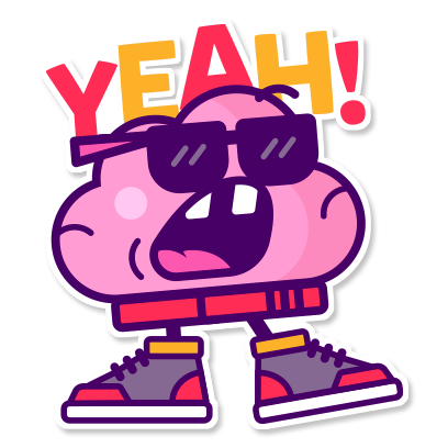 Brian The Brain messages sticker-1