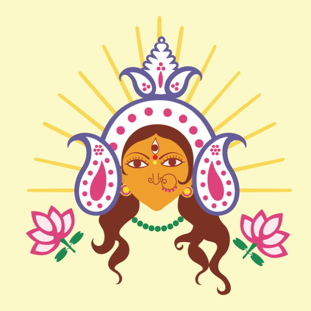 Durga Sharodiya messages sticker-7