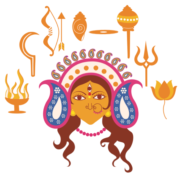 Durga Sharodiya messages sticker-6