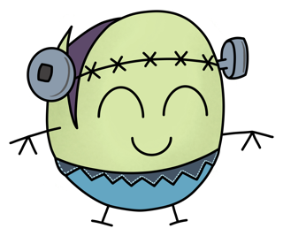 Paquitos Stickers: Halloween messages sticker-4
