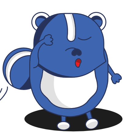 Charly the Blue Squirrel messages sticker-1