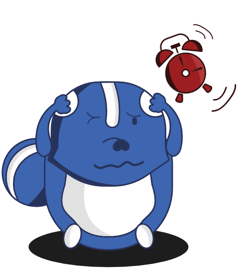 Charly the Blue Squirrel messages sticker-2
