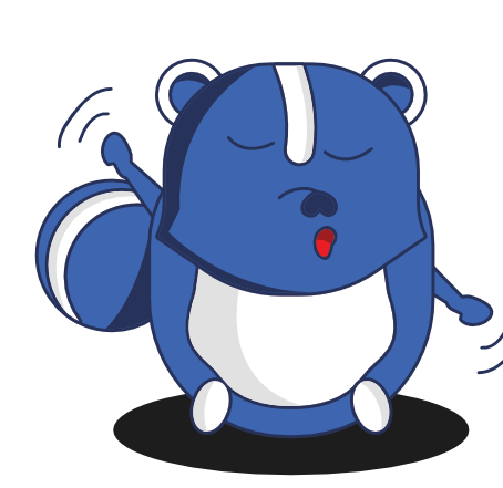 Charly the Blue Squirrel messages sticker-0