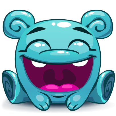Herbie The Blue Alien messages sticker-2