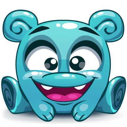 Herbie The Blue Alien messages sticker-11