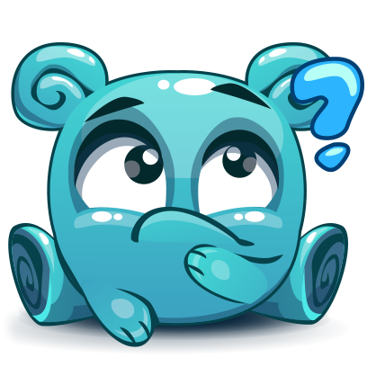 Herbie The Blue Alien messages sticker-1