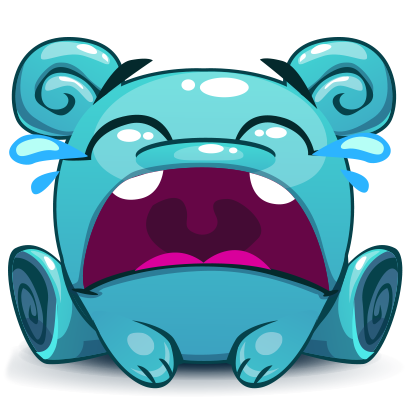Herbie The Blue Alien messages sticker-4