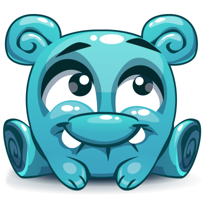 Herbie The Blue Alien messages sticker-10