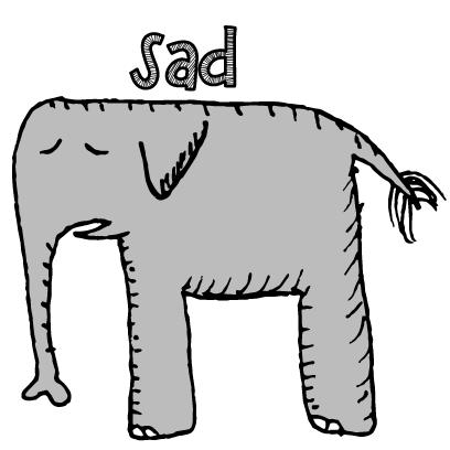 Happy Elephant Stickers messages sticker-4