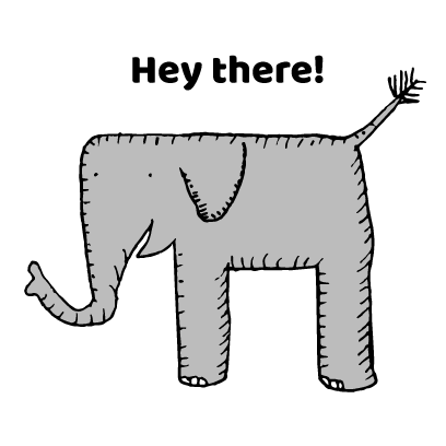 Happy Elephant Stickers messages sticker-3