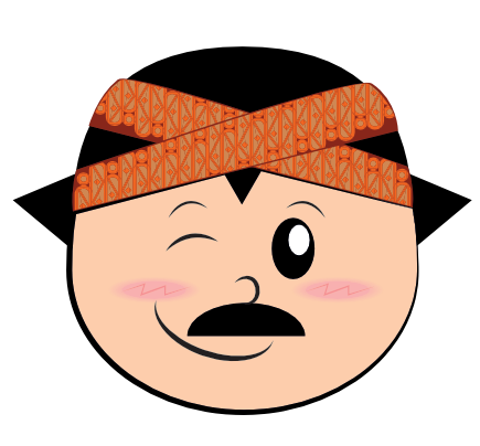 Funny Man Cartoon Face messages sticker-1