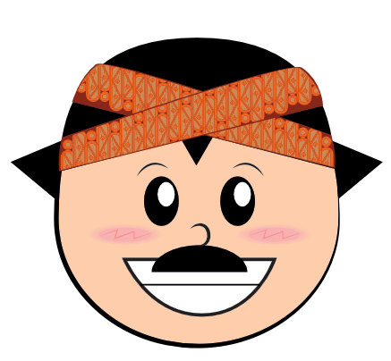 Funny Man Cartoon Face messages sticker-2
