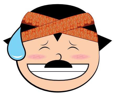 Funny Man Cartoon Face messages sticker-6