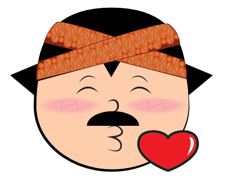 Funny Man Cartoon Face messages sticker-9