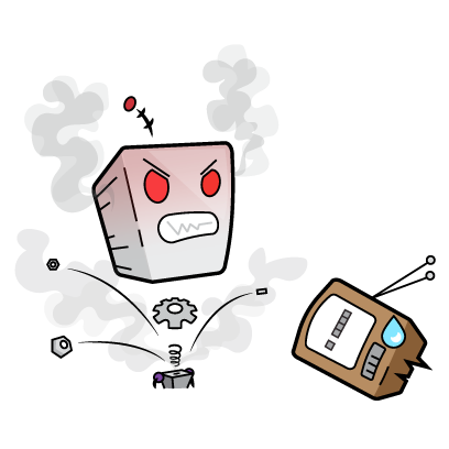 Robob and Telly messages sticker-11