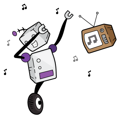Robob and Telly messages sticker-7