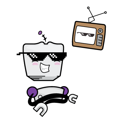 Robob and Telly messages sticker-9