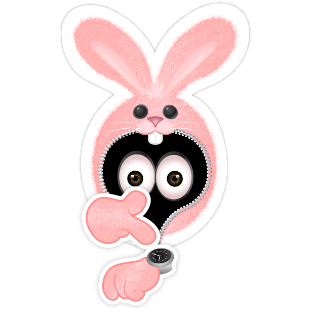 Pink Bun•e messages sticker-10