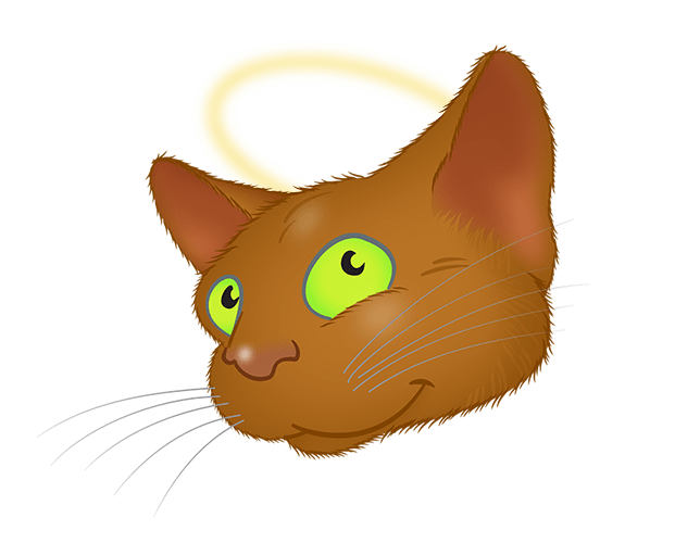 Brown Cat emoji messages sticker-9