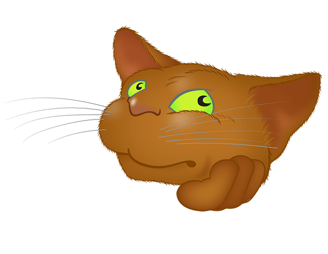 Brown Cat emoji messages sticker-11