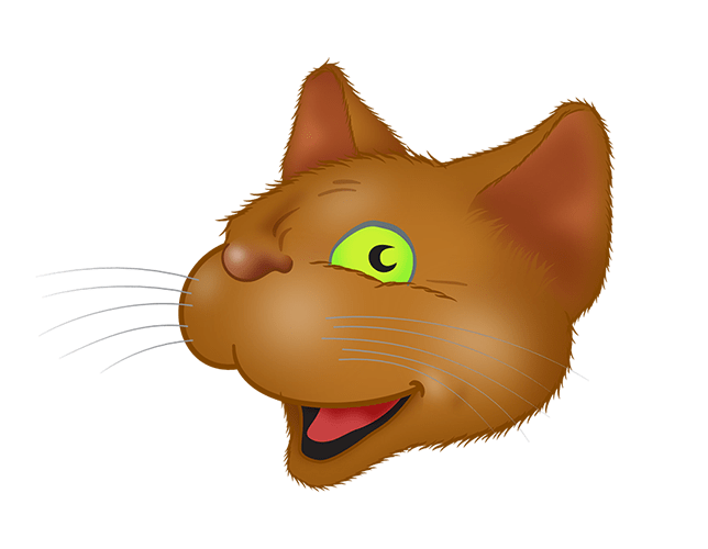 Brown Cat emoji messages sticker-7