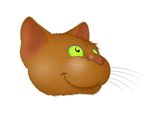Brown Cat emoji messages sticker-10