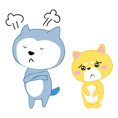 Couple dog sticker messages sticker-8