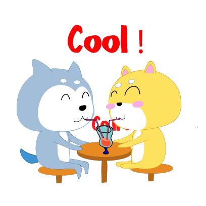 Couple dog sticker messages sticker-6