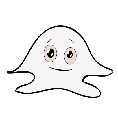 Ghost emoji and sticker messages sticker-6