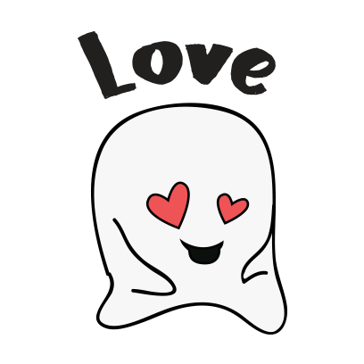 Ghost emoji and sticker messages sticker-5