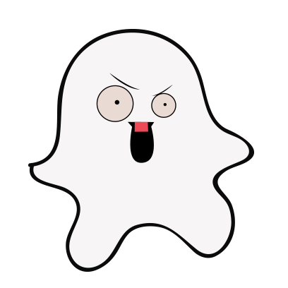 Ghost emoji and sticker messages sticker-7