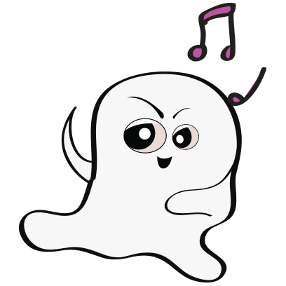 Ghost emoji and sticker messages sticker-1